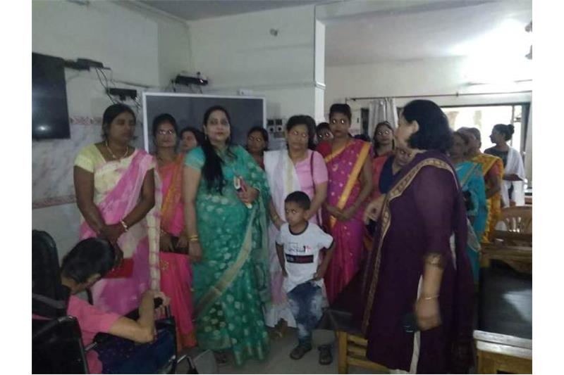Visit by ladies of 4th SSB Battalion led by the Commanding Officers wife Ms Sandhya Shinde 