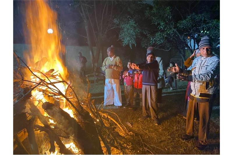 Lohri Celebrations at Cheshire Home Lucknow 14 Jan 2020