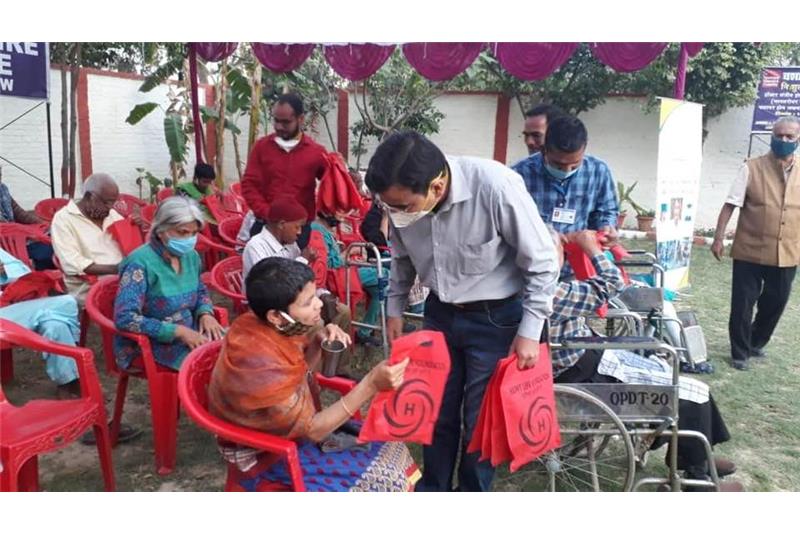 Eye Camp at Cheshire Home