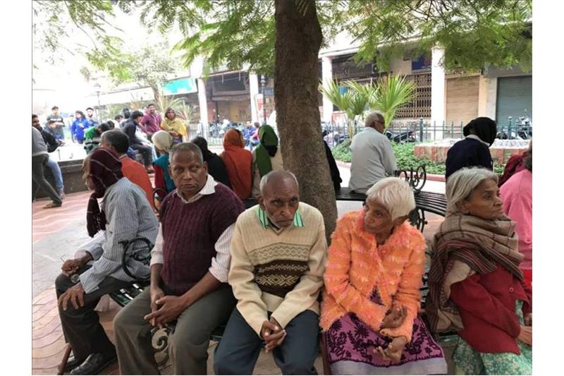 Cheshire Home residents visited to Sharmaji Tea Stall.