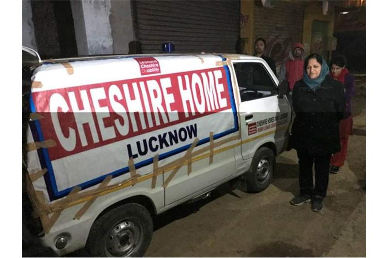 Cheshire Home Lucknow and Robin Hood Army volunteers distributed blankets and clothes to the needy at Lucknow