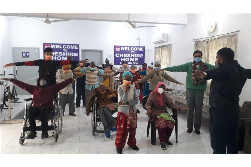 Morning physical activities were carried out under the guidance of YOGA trained teacher        Mr. Pawan Kumar from 0800 to 0900 h from Monday to Saturday