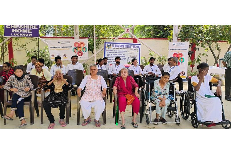 FREE MEDICAL CAMP AT CHESHIRE HOME LUCKNOW