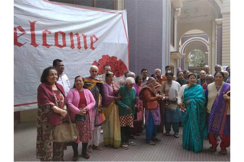 Our residents were invited to the Loreto Convent Lucknow for the Senior Citizens Day