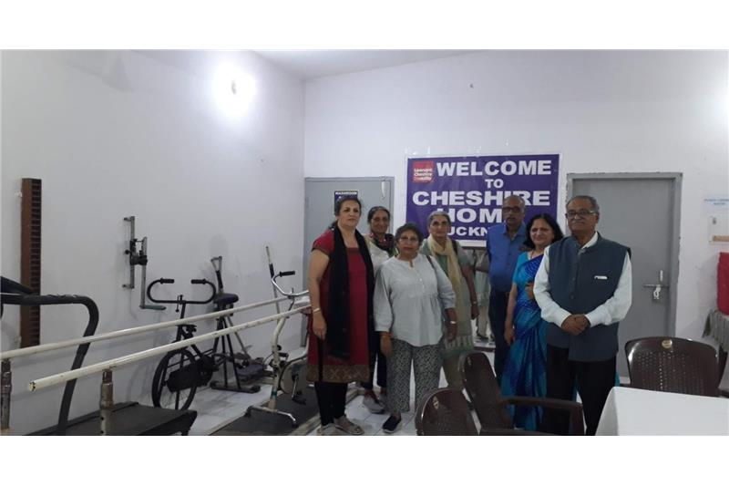 Ms Gita Chengappa, Chair person Cheshire Home India Coorg & Secretary Cheshire National Council visited at Cheshire Home Lucknow on 17 Oct 2022