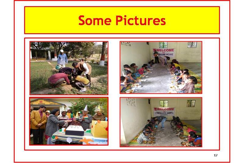 Presentation to Mrs Nita Ganguli at Cheshire Home on 15 March 2019