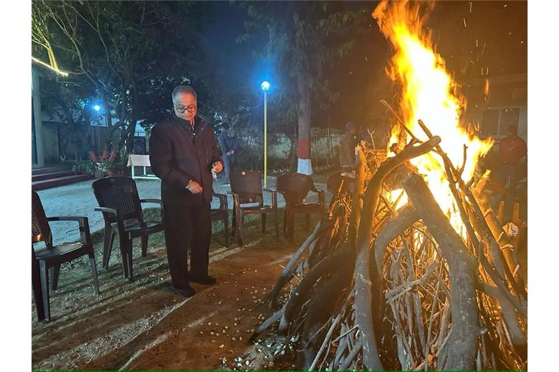 Lohri Celebration on 13.01.2024 at Cheshire homes lucknow