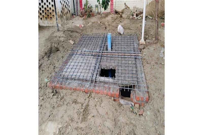 renovation of kitchen & Rainwater Harvesting Tank for water conservation has been constructed