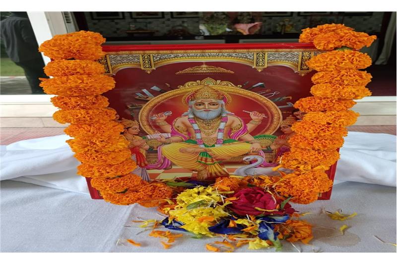 Vishwakarma Puja was celebrated at Cheshire Home Lucknow on 17 Sept 24