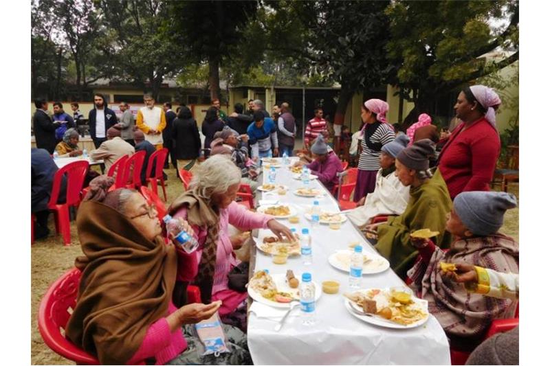 New Year Celebration with Cheshire Home Residents