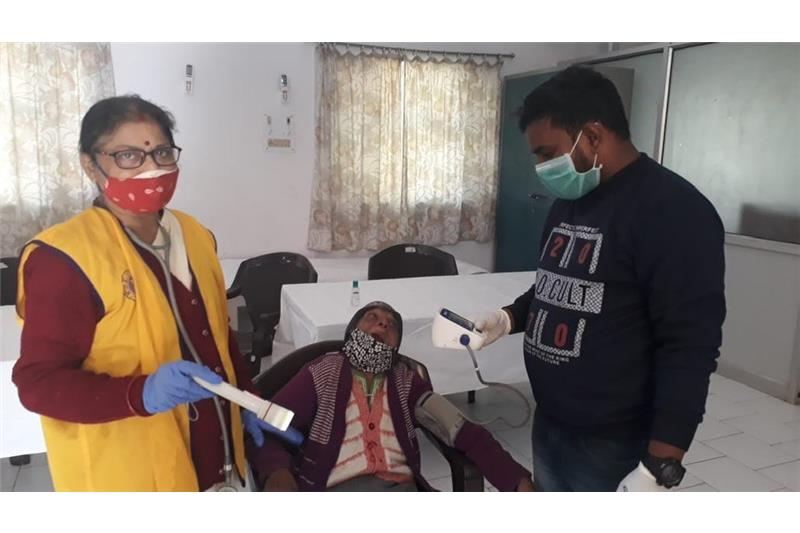 Medical Camp at Cheshire Home By Lions Club
