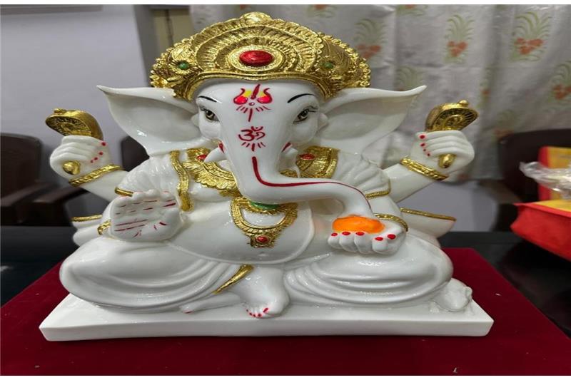 26.04.2024 - New Murti of Shri GANESH JI were donated  by Mr Ashok Kumar Dhar and Mrs Kalpana Ji