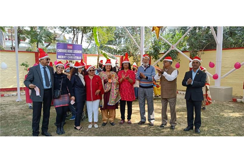 Christmas was celebrated at Cheshire Home on 25 Dec 2022