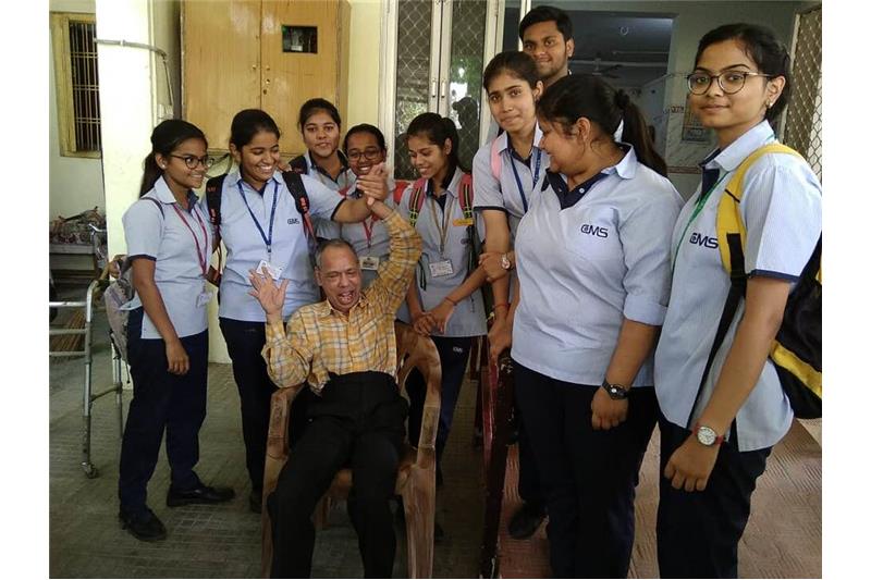 The Children and teachers of CMS Kanpur road Lucknow donated daily use items, old clothes 30 April 2019  