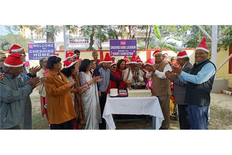 Christmas was celebrated at Cheshire Home on 25 Dec 2022