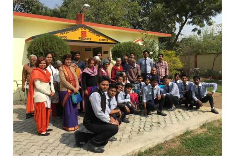 Students from Aryavart Institute (Electric Engg) visited the Cheshire Home