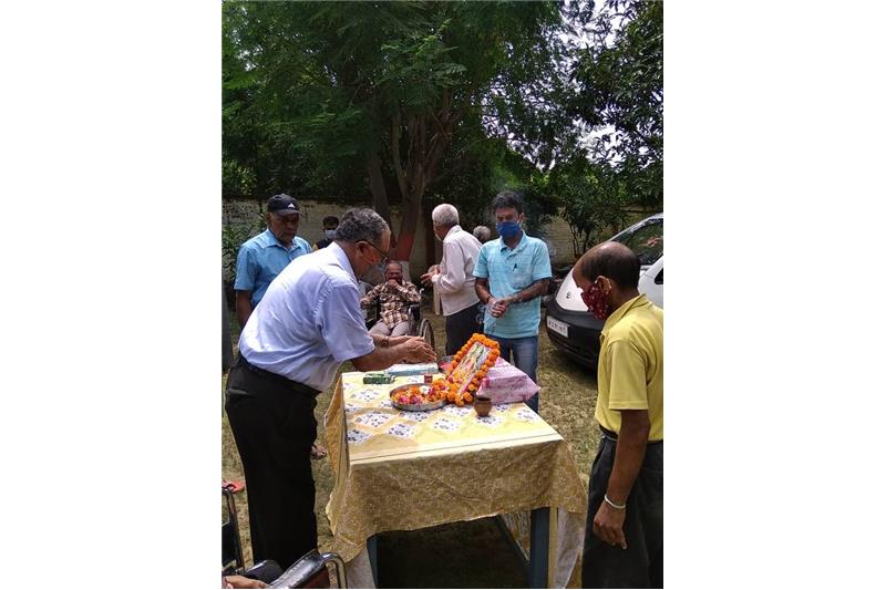Vishwakarma Pooja at Cheshire Home