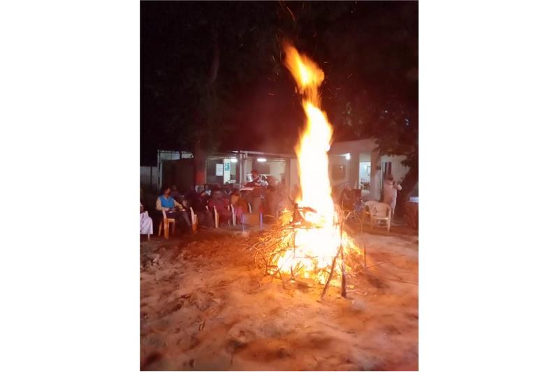 Holi at Cheshire Home 8 March 2020
