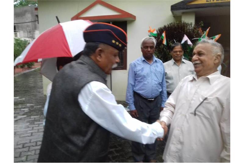 Independence Day Celebrations with the residents of Cheshire Home 