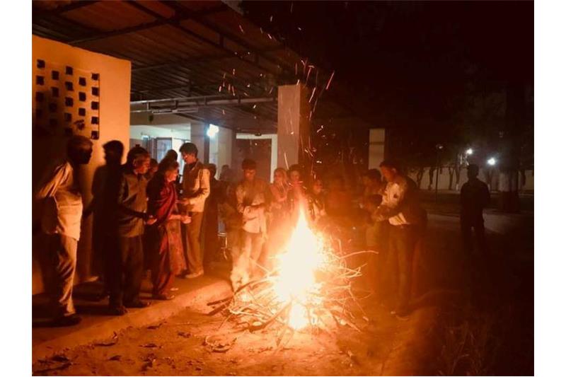 Holika Dahan at Cheshire Home Today.