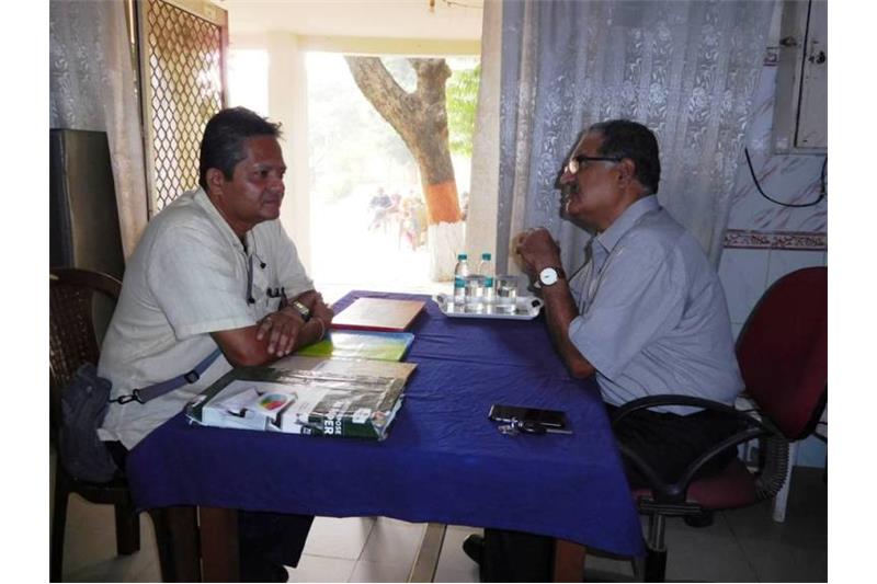 General Anil Bhalla and Colonel Ajay Ramakrishnan visited the Cheshire Home Lucknow