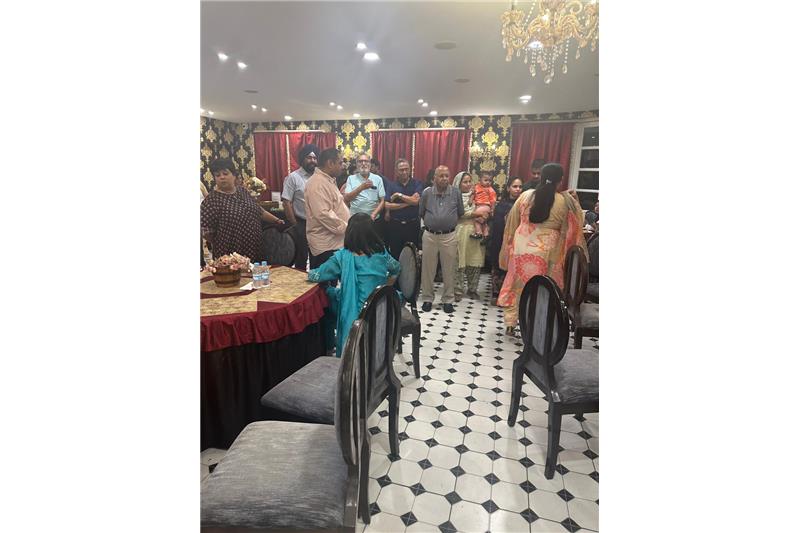 Dinner in Cappuccino Blast on 15 May 25  sponsored by Ms Pooja Nimani and Mr Rahul Nimani