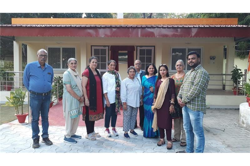 Ms Gita Chengappa, Chair person Cheshire Home India Coorg & Secretary Cheshire National Council visited at Cheshire Home Lucknow on 17 Oct 2022