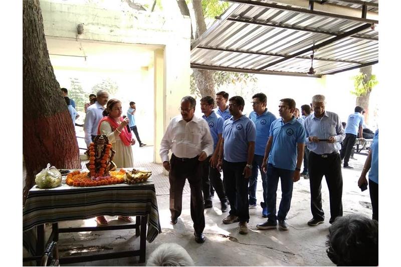 Cultural Program & Donations by Mr.Suresh Patel & BBD Students 12 April 2019