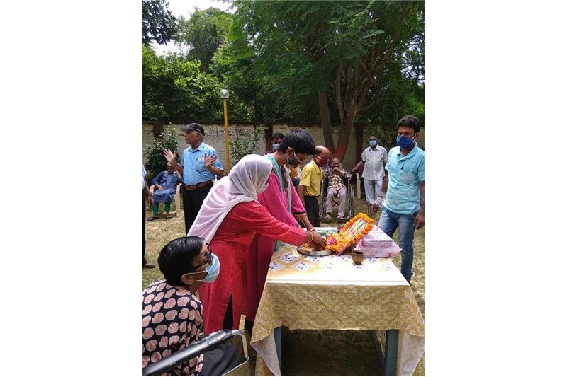 Vishwakarma Pooja at Cheshire Home