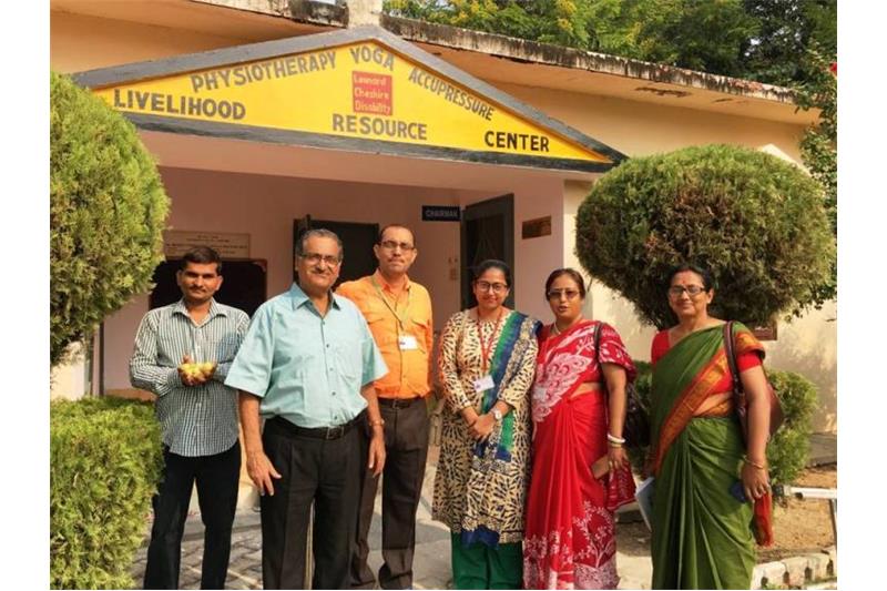 City Montessori School Kanpur Road visited the Cheshire Home Lucknow as part of " Socially Useful Productive Work".