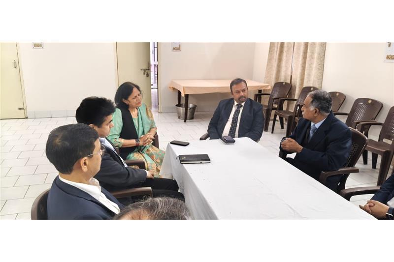 Team Green Gas Limited headed by Mr Rajnesh Singh, CVO, GGL Ltd, Mr Girija Shankar, MD GGL and Mr RK Behra, Dir Commercial have visited at Cheshire home alonwith 18 other members from GGL and audited green gas installed at Cheshire home followed by refreshments with evening team