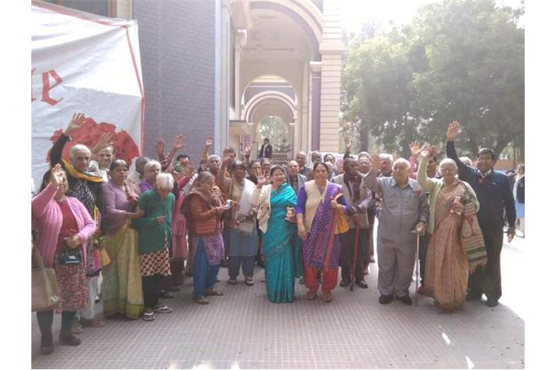 Our residents were invited to the Loreto Convent Lucknow for the Senior Citizens Day