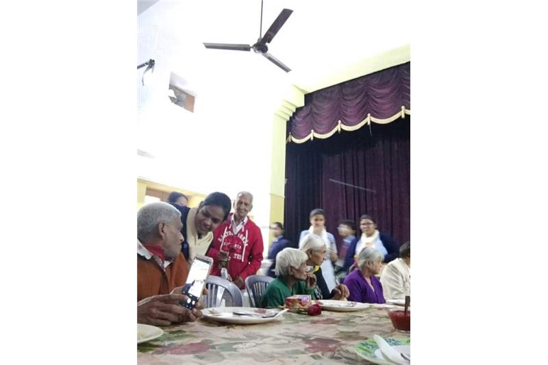 Our residents were invited to the Loreto Convent Lucknow for the Senior Citizens Day