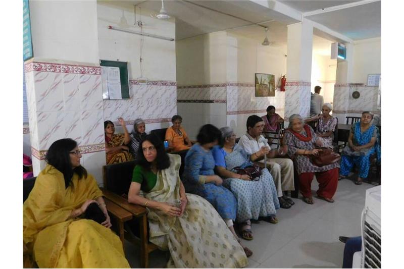 Lunch hosted by Ms Renee Kumar in the honour of her mother in law at Cheshire Home