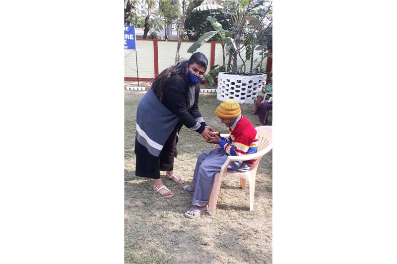 Lt col Neeta Rani Sharma celebrated birthday her daughter on 12.12.21