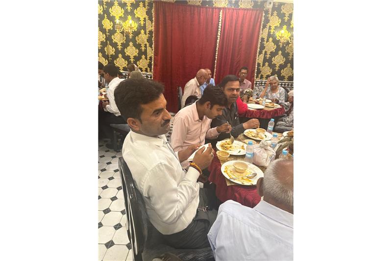 Dinner in Cappuccino Blast on 15 May 25  sponsored by Ms Pooja Nimani and Mr Rahul Nimani