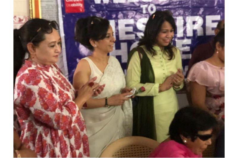 Birthday celebrations of Aradhya grand son of Mr G N Agarwal at Cheshire Home 12 May 2019