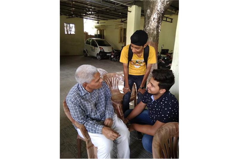 Ms Anushka Srivastava and 12 Students from CMS KANPUR road visited Cheshire Home 7 May 2019