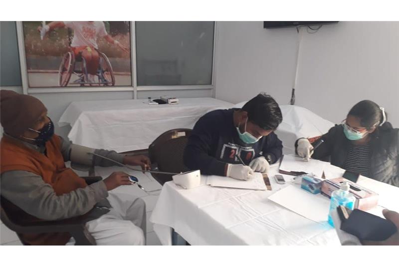 Medical Camp at Cheshire Home By Lions Club