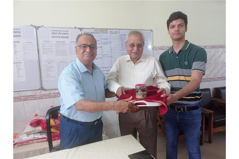 Mr Rishi Raj Pawah sponsored Lunch for the residents and staff of Cheshire Home Lucknow on 26 Sept 2024