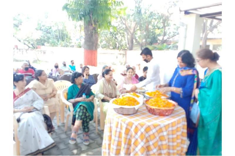 50 Years of Blissful married life celebrated at Cheshire Home by Mr Anil ;el and Ms Tara ;el  8 March 2020