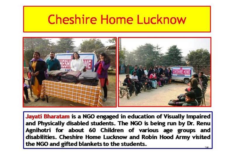 Cheshire Homes Lucknow presentation at National Council AGM at Bangalore on 24 Feb 2018