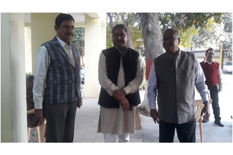 Visit by Dr Akhilesh Singh brother of Dr Rajeshwar Singh, Vidhyak Sarojni Nagar Lucknow - 07 Feb 2023