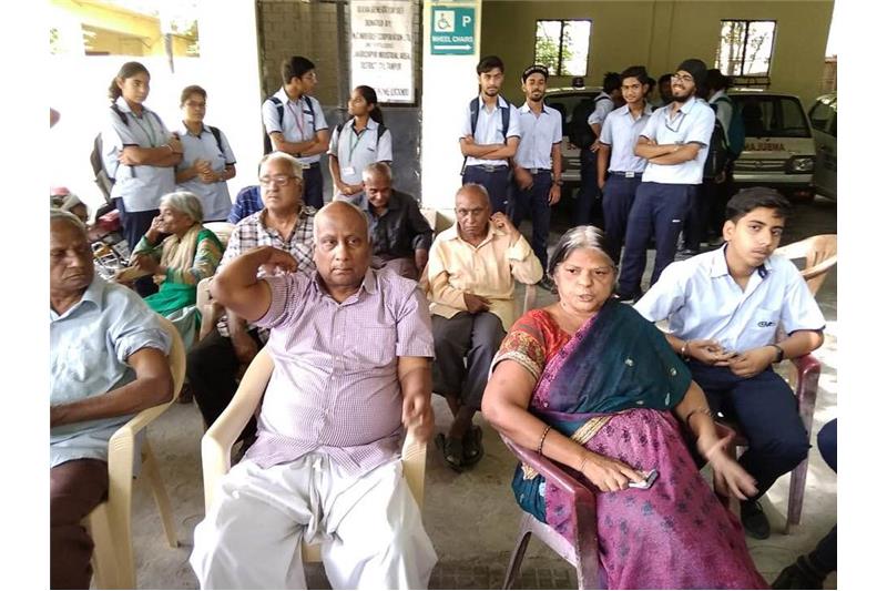 The Children and teachers of CMS Kanpur road Lucknow donated daily use items, old clothes 30 April 2019  
