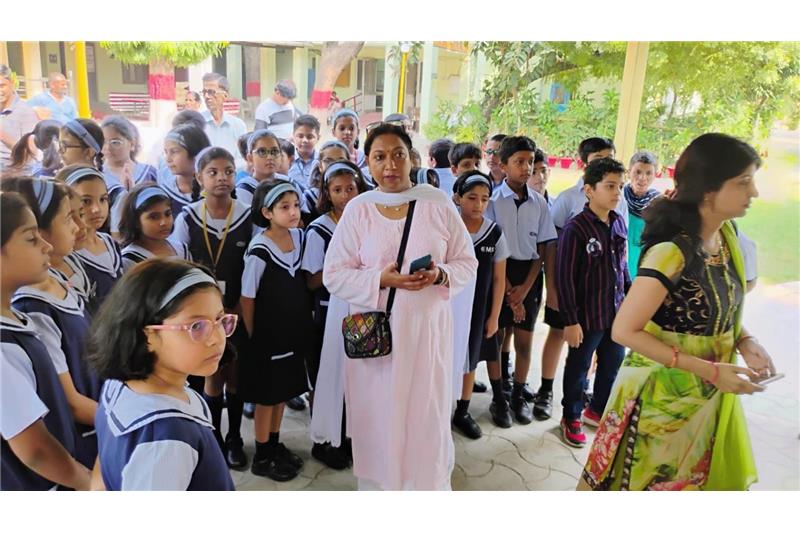 Students from CMS Station road on 28 Oct 2024