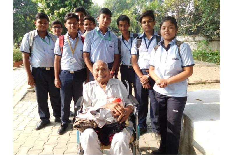 City Montessori School Kanpur Road visited the Cheshire Home Lucknow as part of " Socially Useful Productive Work".