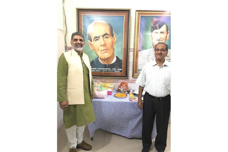 Deepawali with the residents of Cheshire Home