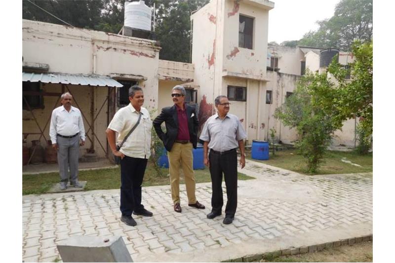 General Anil Bhalla and Colonel Ajay Ramakrishnan visited the Cheshire Home Lucknow