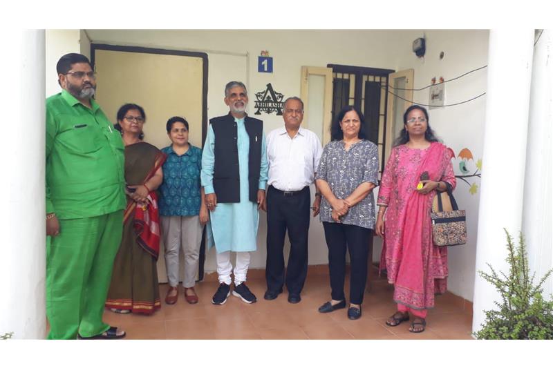 Ms Anuradha Patil and Ms S Anuradha Valluri from Cheshire Disability Trust Bangalore visited at Cheshire Home Lucknow on 21 Jun 23
