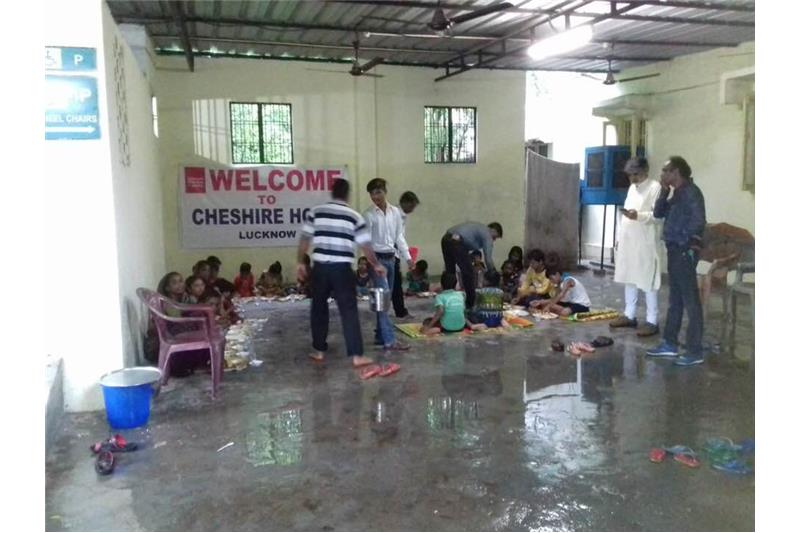 Independence Day Celebrations with the residents of Cheshire Home 